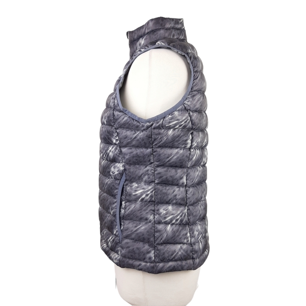 Ariat Ideal Down Lightweight Gilet Size Small Grey Animal Print Equestrian - Picture 9 of 16